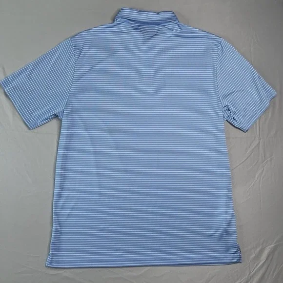 PGA Tour Airflux Golf Polo Shirt Mens‎ XLarge XL Blue Short Sleeve Performance - Picture 3 of 10